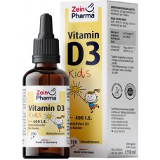 Vitaminas D3 vaikams, geriamieji lašai, 400 TV. Maisto papildas (10ml)